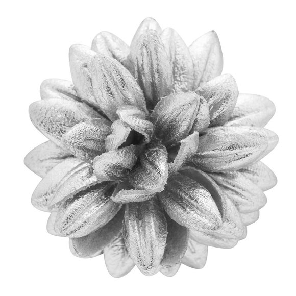 Fleur'd Pins Other - Fleur'd Pins - Silver Leather Dahlia